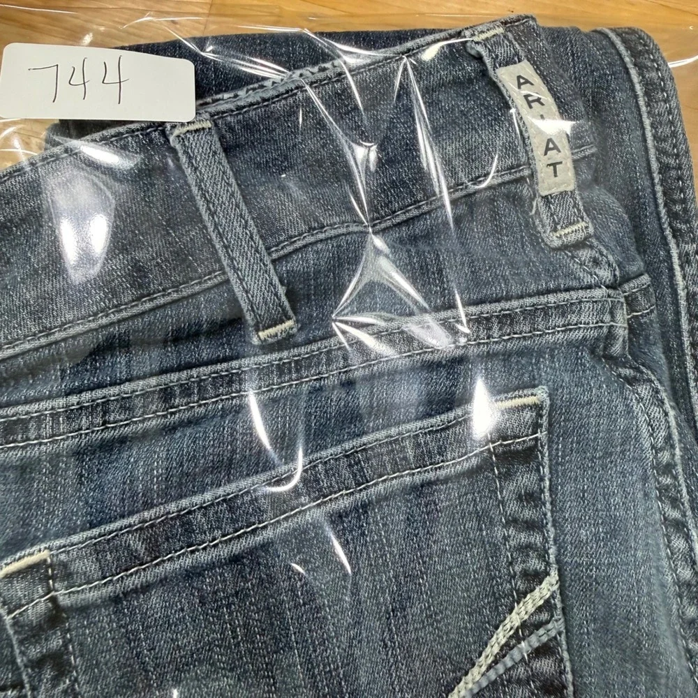 Ariat REAL Denim Womens 26S Dark Wash Mid Rise Bootcut Jeans 10014015 - Picture 10 of 10